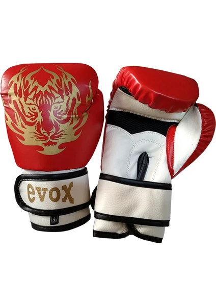 Çocuk Boks Kickboks Muay Thai Eldiveni 4 6 8 Oz Kırmızı