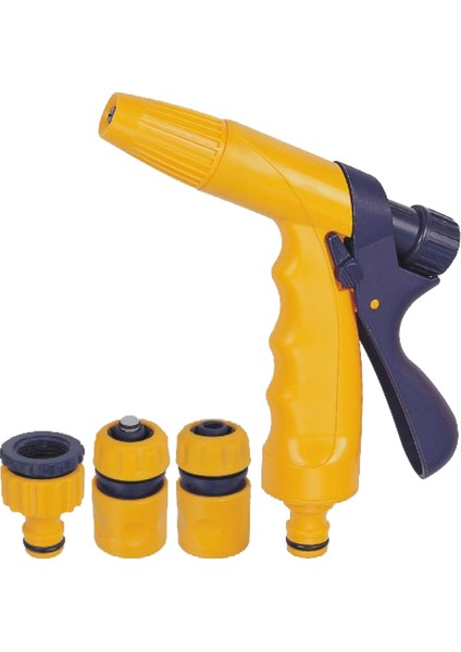 Basınç Ayarlı Plastik Sulama Tabancası Seti
