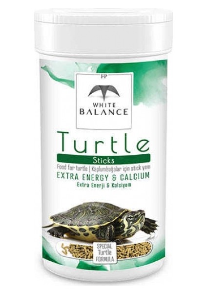 White Balance Turtle Sticks Kaplumbağa Yemi 100 ml Ambalaj