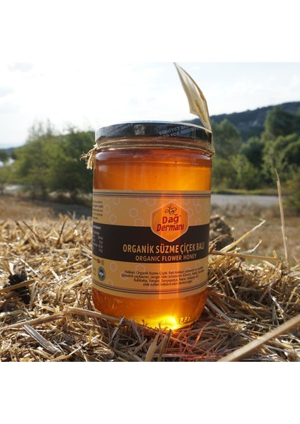 Organik Süzme Çiçek Balı 850 gr
