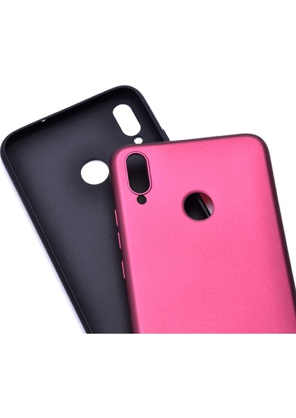 Honor 8X Kılıf Klasik Mat Renkli Yumuşak Premier Silikon Koyu Mor fiyatları