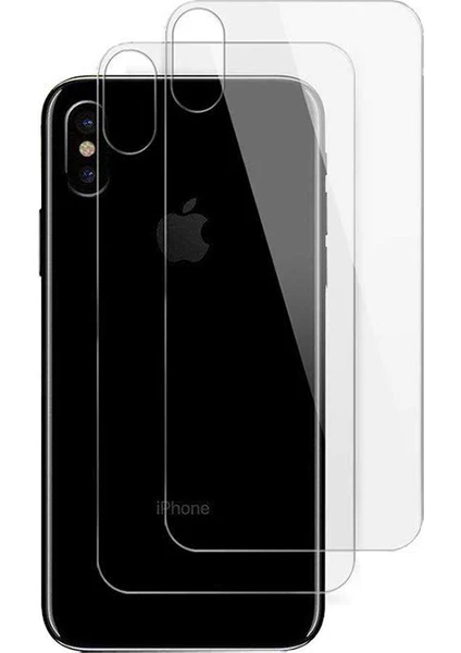 Case 4U Apple iPhone XS Max Arka Tamperli Kırılmaz Cam Ekran Koruyucu