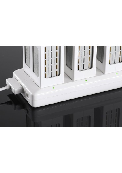 Phantom 4 Çoklu Şarj Merkezi Kablo ile 3 Batarya Şarj Etme İmkanı Beyaz fırsatları