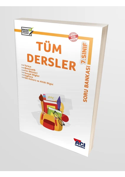 Açı Yayınları 7. Sınıf Tüm Dersler Soru Bankası