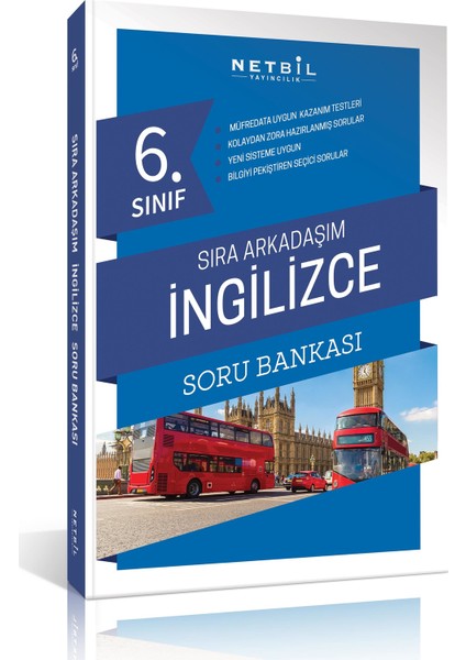 Netbil 6. Sınıf İngilizce Sıra Arkadaşım Soru Bankası