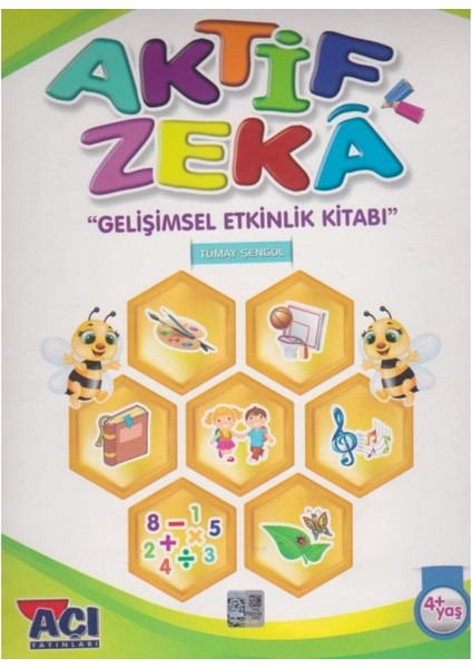 -Aktif Zeka- Gelişimsel Etkinlik Kitabı (4+ Yaş)