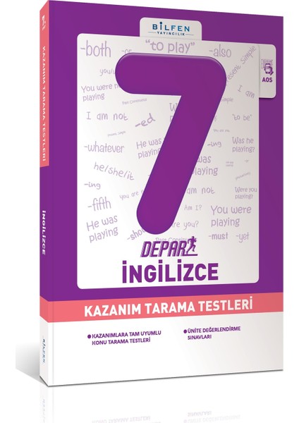 7. Sınıf İngilizce Depar Kazanım Tarama Testleri