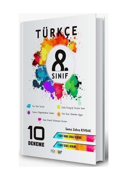 Mürekkep Yayınları 8. Sınıf Türkçe 10'Lu Deneme