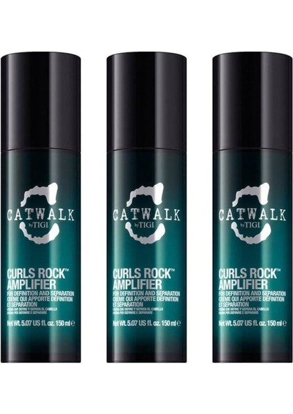 Tigi Catwalk Curls Rock Amplifier Bukle Şekillendirici 3x150ml