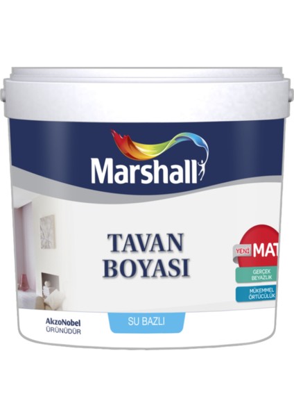 Fit Plastik Su Bazlı İç Cephe Duvar Boyası 15Lt=20Kg+Marshall Tavan Boyası 6Lt=10Kg
