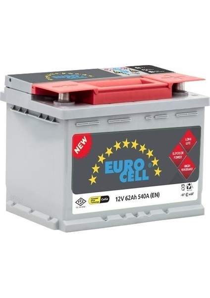 12 V 62 AH Akü