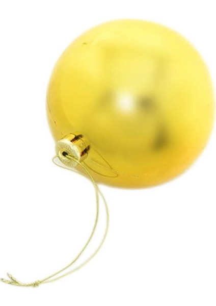 6lı Cici Top Yılbaşı Ağacı Süsü Gold 6 cm modelleri