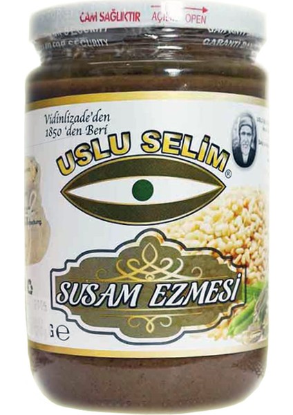 Susam Ezmesi 800 gr Cam Kavanoz Uşak Yöresi
