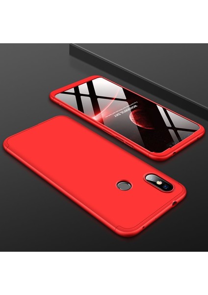 Xiaomi Redmi Note 6 Pro Kılıf Double Dip 360 Protective