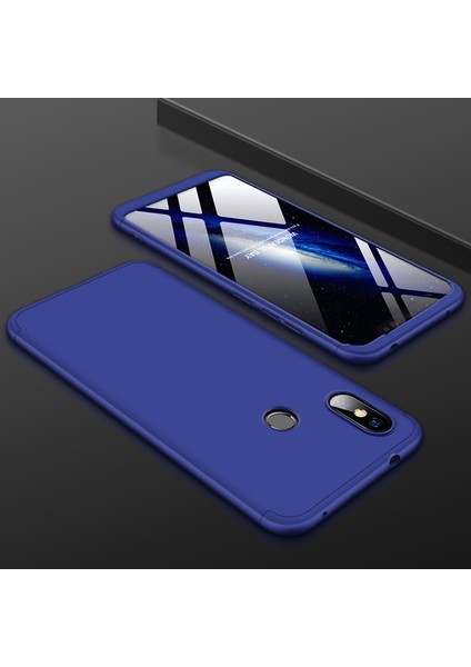 Xiaomi Redmi Note 6 Pro Kılıf Double Dip 360 Protective