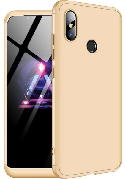 Xiaomi Redmi Note 6 Pro Kılıf Double Dip 360 Protective