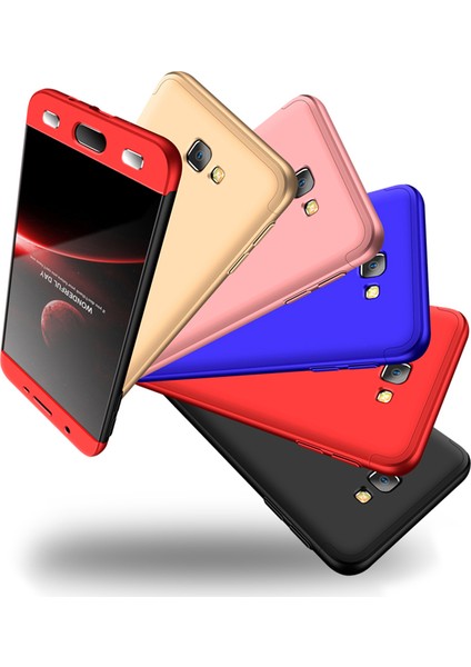 Samsung Galaxy J7 Prime Kılıf Double Dip 360 Protective
