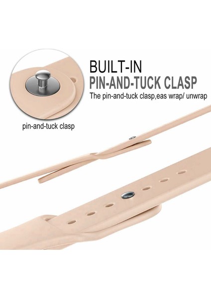 Apple Watch Uyumlu Series 4 44mm Silikon Kordon fiyatları