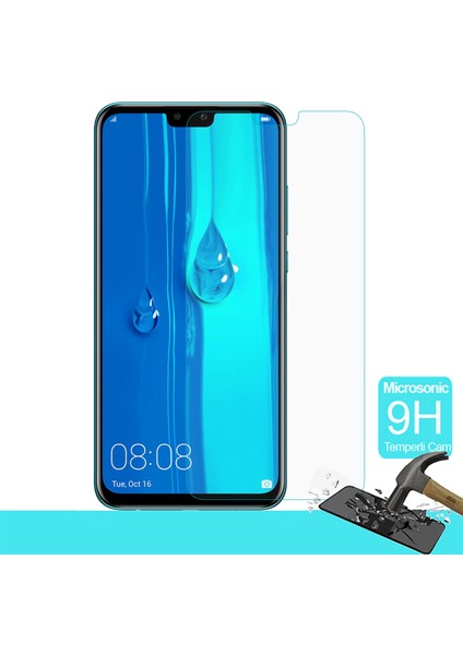 Huawei Y9 2019 Temperli Cam Ekran Koruyucu