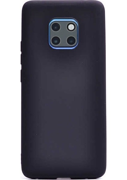 Huawei Mate 20 Kılıf Premier Silikon Arka Koruma Siyah