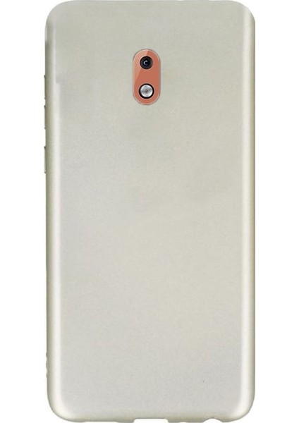 Nokia 3.1 Kılıfları Kılıf Premier Silikon Arka Koruma Gold