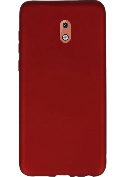 Nokia 3.1 Kılıfları Kılıf Premier Silikon Arka Koruma Kırmızı