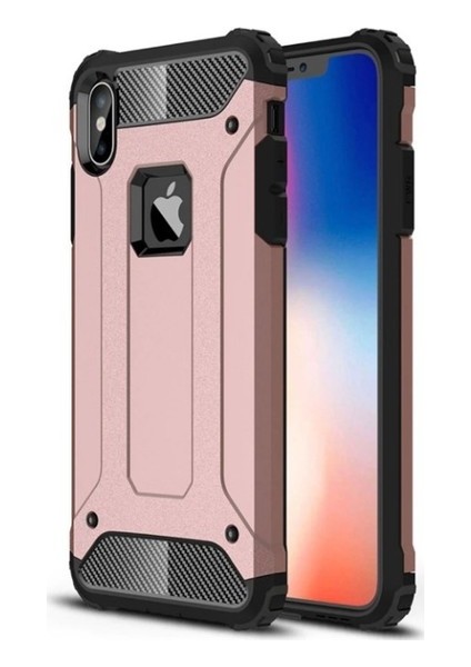 iPhone XS Max 6.5" Kılıf Zırhlı Sert Rubber Kılıf