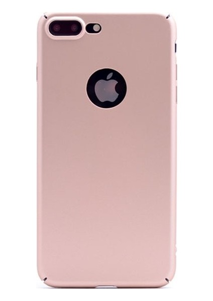 iPhone 8 Plus Slim Fit Kılıf (Mat Kadife Dokulu Fit Rubber)