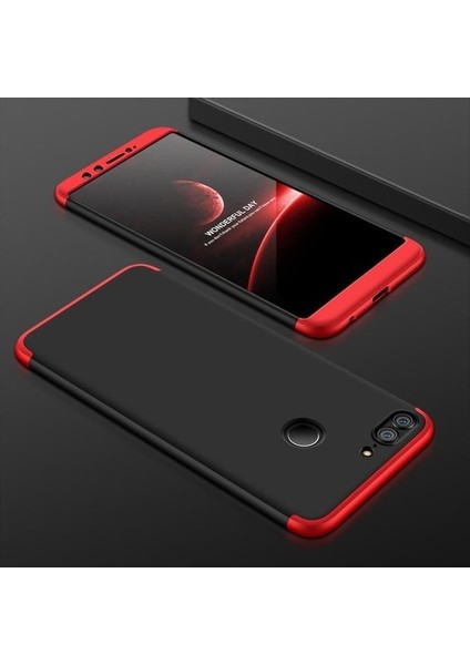 Huawei P Smart Kılıf 360 Derece Koruyucu Kapak Ays İnce Fit