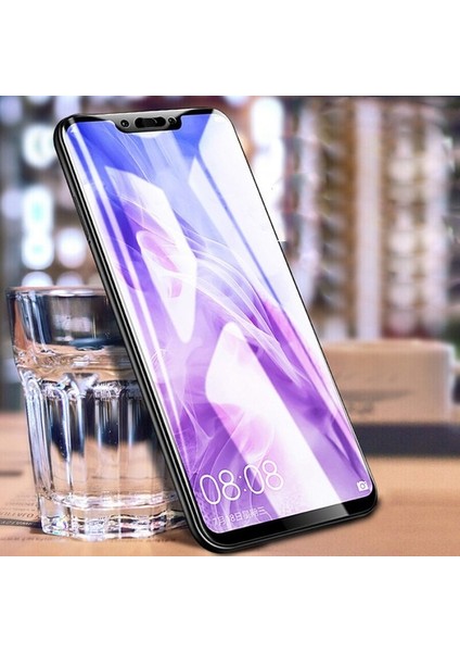 Huawei Mate 20 Lite 3D Tam Kapatan Esnek Nano Cam Ekran Koruyucu Siyah