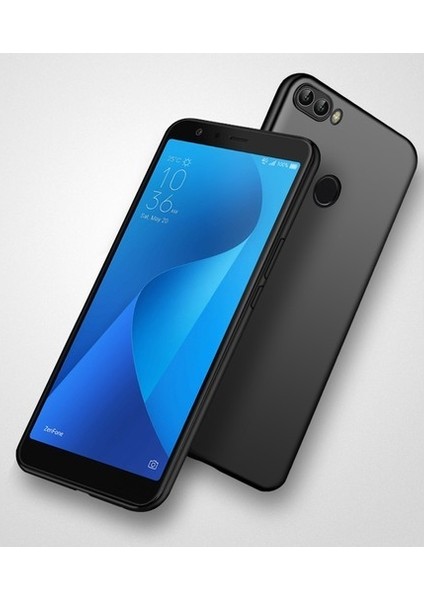 Asus Zenfone Max Plus Zb570Tl Kılıf Premier Mat Esnek Silikon Kılıf Siyah fırsatları