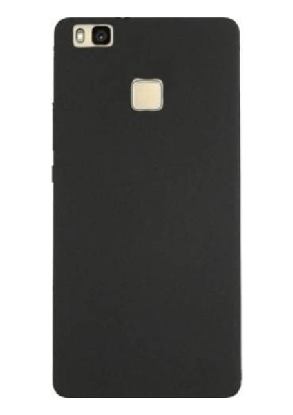 Huawei P9 Lite 2016 Kılıf Mat Silikon Kılıf Slim Fit Simple Case Siyah