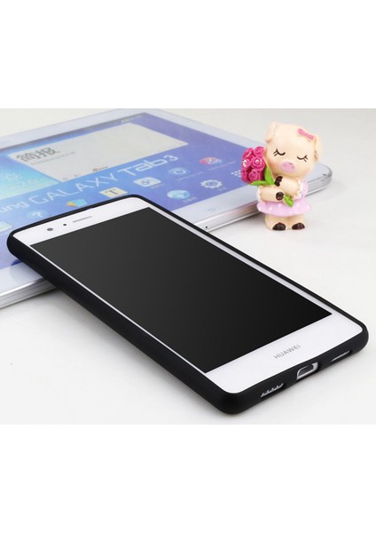 Huawei P9 Lite 2016 Kılıf Mat Silikon Kılıf Slim Fit Simple Case Siyah modelleri