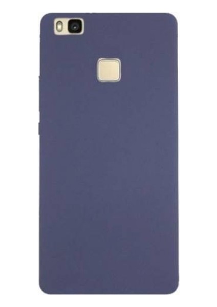 Huawei P9 Lite 2016 Kılıf Mat Silikon Kılıf Slim Fit Simple Case Lacivert
