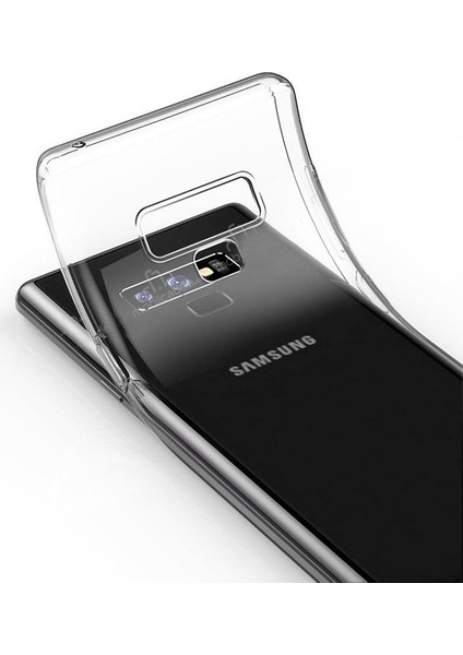 Samsung Galaxy Note 9 Kılıf 02 Mm Silikon İnce Arka Kapak Şeffaf