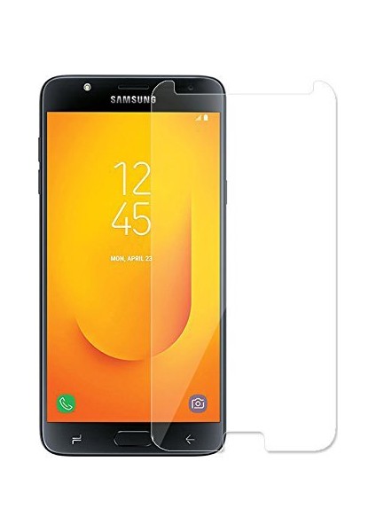 Samsung Galaxy J7 Duo Ekran Koruyucu Nano Cam İnce Esnek 9H Temperli Campet Ekran Koruyucu