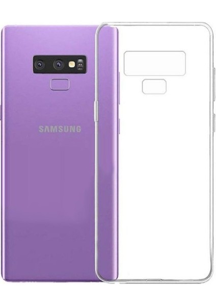 Samsung Galaxy Note 9 Kılıf İnce Seffaf Silikon