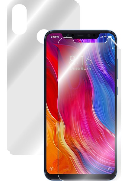 Xiaomi Mi 8 Tam Kaplama (Ekran ve Arka Koruma)