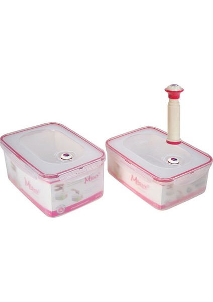 Vakumlu Saklama Set 2'li (2,50 Lt + 3,25 Lt)