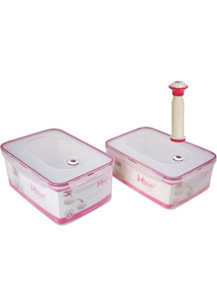 Vakumlu Saklama Set 2'li (4+5Lt)