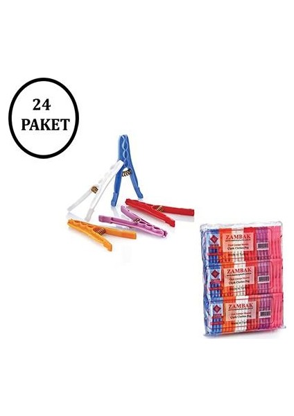 Çiçek Mandal 24 Adet