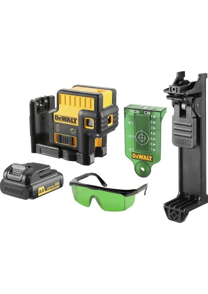 Dce085D1G 10,8Volt/2,0 Ah Li-Ion 5 Işınlı Otomatik Hizalamalı Nokta Yeşil Lazer Distomat