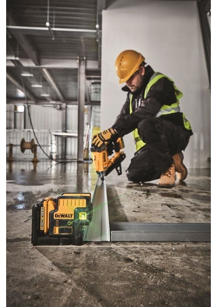 Dce085D1G 10,8Volt/2,0 Ah Li-Ion 5 Işınlı Otomatik Hizalamalı Nokta Yeşil Lazer Distomat