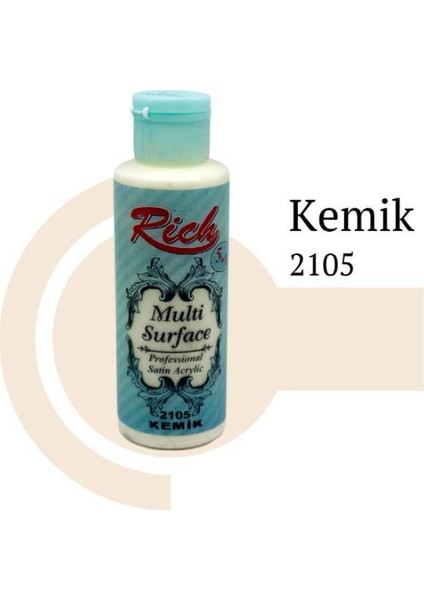 Multi Surface 2105 Kemik Akrilik Boya 130 Cc