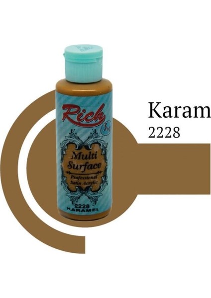 Multi Surface 2228 Karamel Akrilik Boya 130 Cc