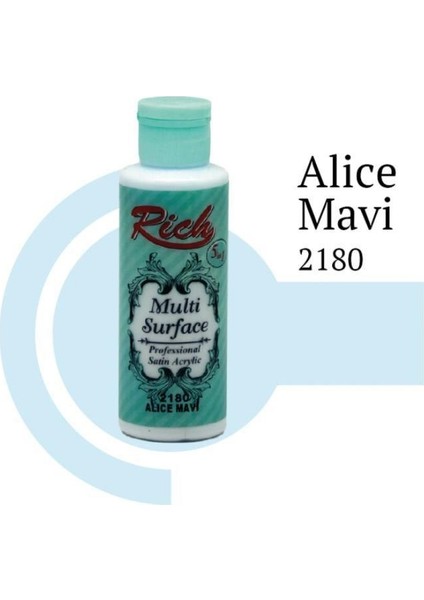 Multi Surface 2180 Alice Mavi Akrilik Boya 130 Cc