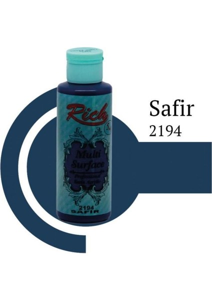 Multi Surface 2194 Safir Akrilik Boya 130 Cc