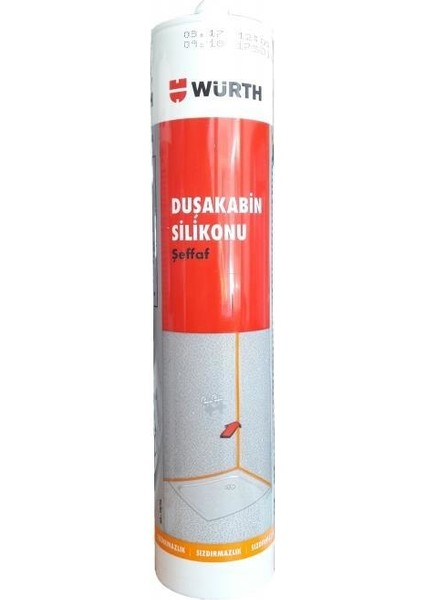 Duşakabin Silikonu Şeffaf 310 Ml