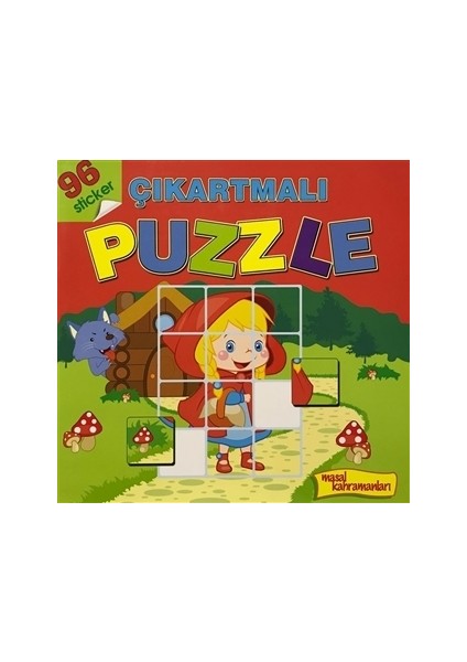 Masal Kahramanları - Çıkartmalı Puzzle