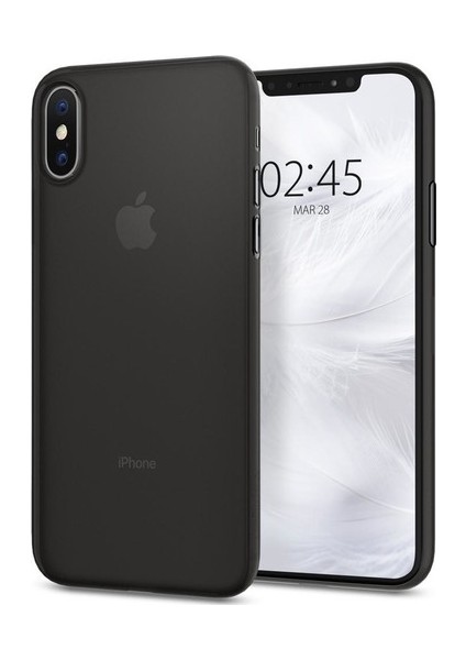 Apple iPhone XS / iPhone X Kılıf Air Skin (0.3 mm) Ultra İnce Black - 063CS24910